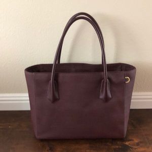 Dagne Dover oxblood legend tote